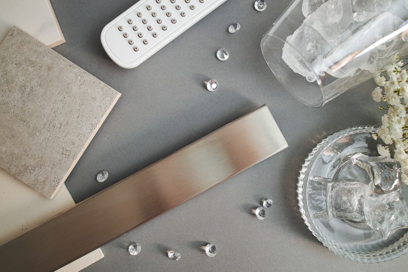 Odpływ przyścienny stalowy.